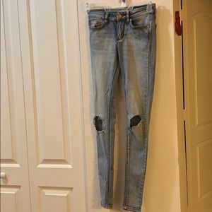 Indigo rein jean size 1 strechy anklet